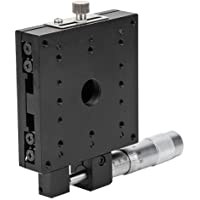 Etapa lineal manual X- mesa deslizante de ajuste fino micrométrico- plataforma de recorte de precisión Rodillo cruzado…